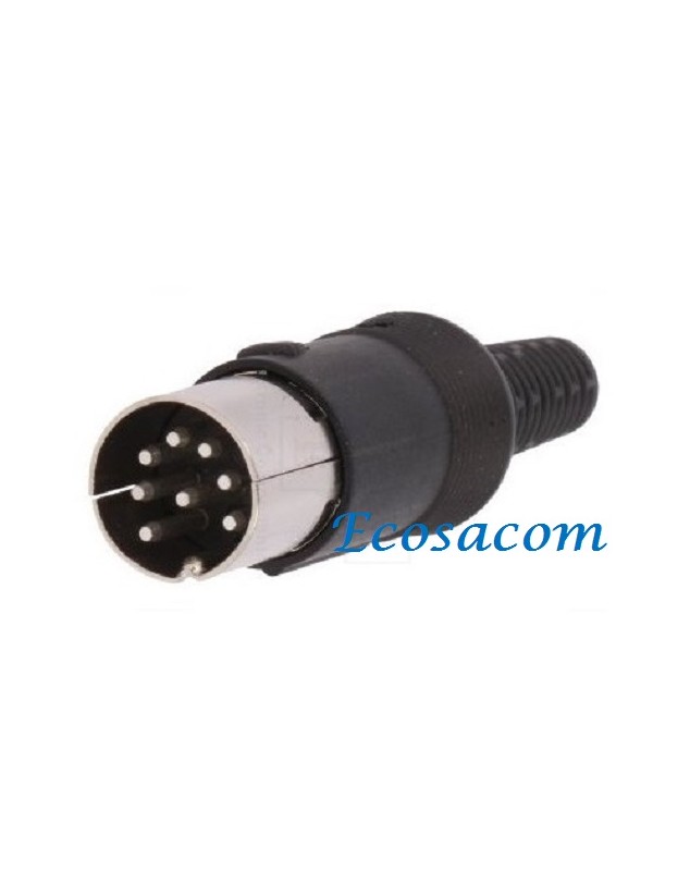 REF: 19-001, CONECTOR 8 PINES DIN 262º 