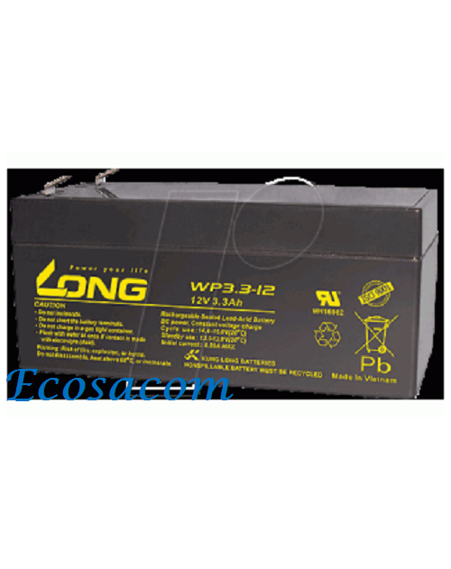 REF: 910/L, BATERÍA 12V. 4 Ah. SIN MANTENIMIENTO, GEL DE PLOMO  (LARGA)