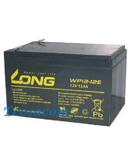 REF: 913, BATERÍA- 12V. 12 Ah. SIN MANTENIMIENTO, GEL DE PLOMO