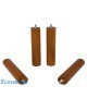 REF: 200-090, JUEGO CUATRO PATAS REDONDAS MADERA, MÉTRICO 10 mm