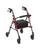 Ref: AD152, ROLATOR DE ALUMINIO CON ASIENTO REGULABLE