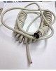 Ref: DIN8 C-R, CABLE RIZADO PARA REPARAR MANDOS, CONECTOR 8 PINES