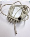 Ref: DIN8 C-R, CABLE RIZADO PARA REPARAR MANDOS, CONECTOR 8 PINES