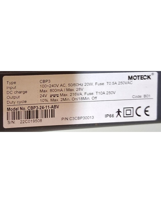 Caja de control MOTECK, para grúa de pacientes (sin baterías)