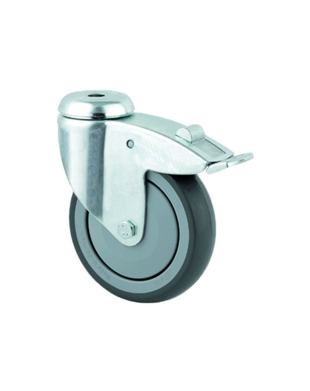 RUEDA  GIRATORIA CON FRENO, DIAMETRO 75 mm, PARA GRUA SABINA II EE