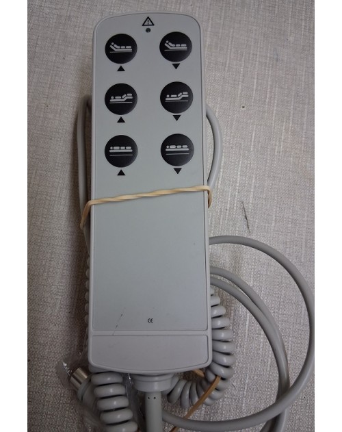 REF: 12-025, (60162) MANDO 6 PULSADORES PARA CAMA CLÍNICA, CONECTOR 7 PINES