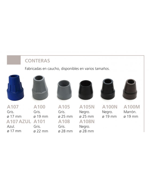 REF: A100, CONTERAS PARA CAMINADOR, 19 MM