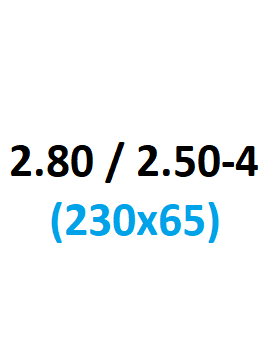 2.80 / 2.50-4 (230x65)