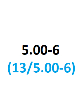 5.00-6  (13/5.00-6)