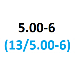 5.00-6  (13/5.00-6)